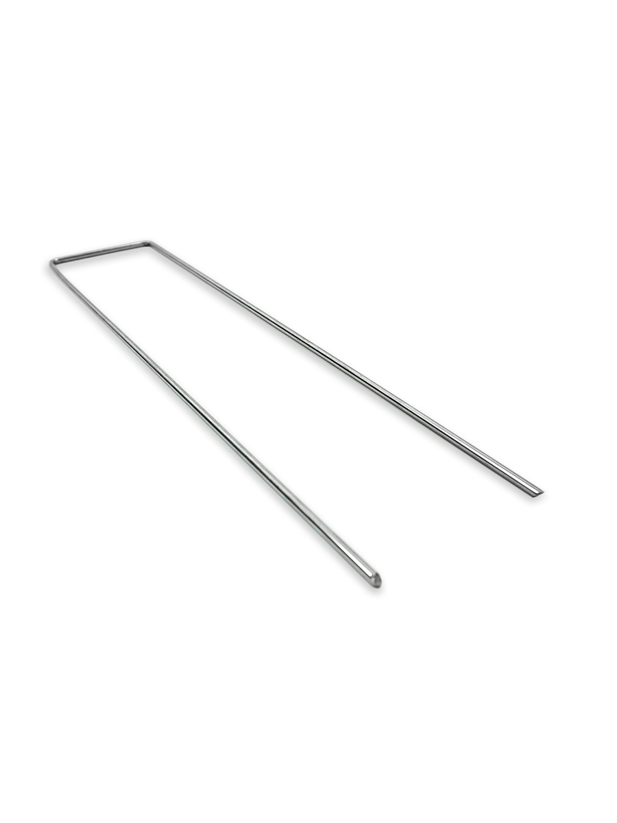 Grondpen U-vorm verzinkt, 38cm x 8cm x 4mm