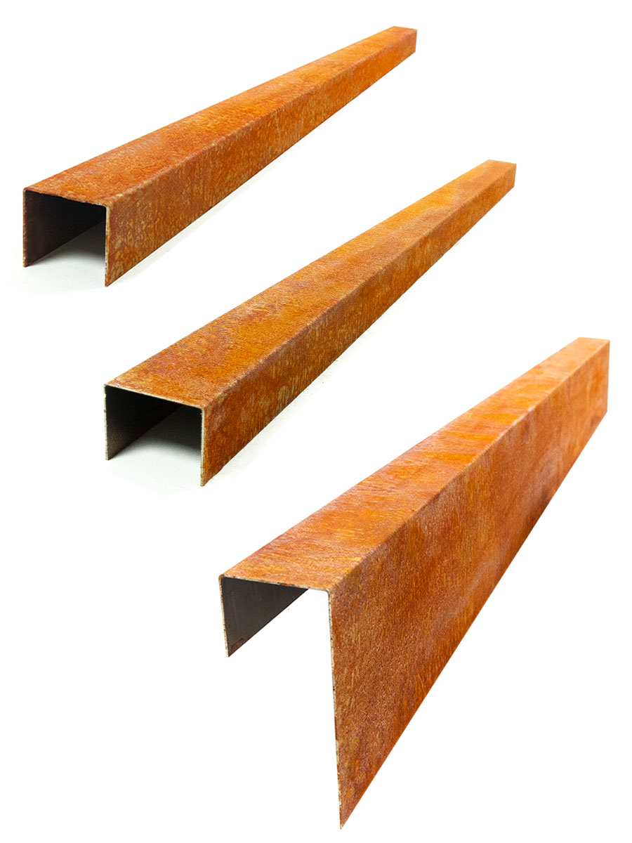 Multi-Edge PROFILE Corten staal u-profiel voor opsluitbanden, varianten