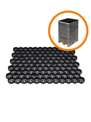Volle pallet grindplaten Easygravel 3XL zwart (35,82m2)