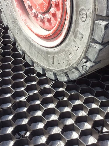 EuroGravel grindplaat zwart is zeer drukvast