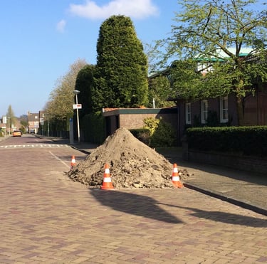 Ophoogzand losgestort waar u wilt (mits mogelijk)