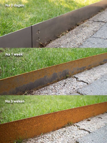 Multi-Edge METAL Cortenstaal roestingsproces
