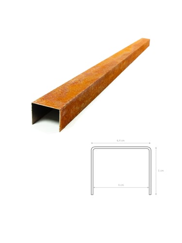 Multi-Edge PROFILE Corten staal u-profiel voor opsluitbanden 