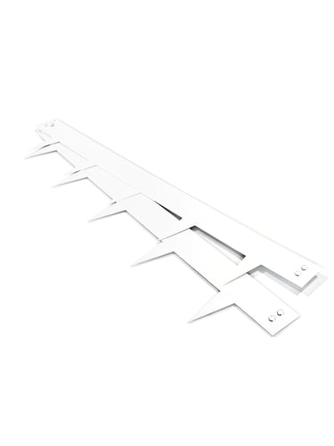 Multi-Edge METAL Afboording wit